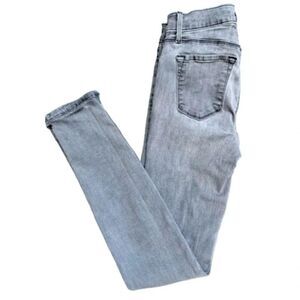 J Brand black skinny jeans size 25​ hipster edgy indie Night Bird faded Y2K goth